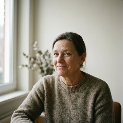 Middle-aged woman, healthcare patient