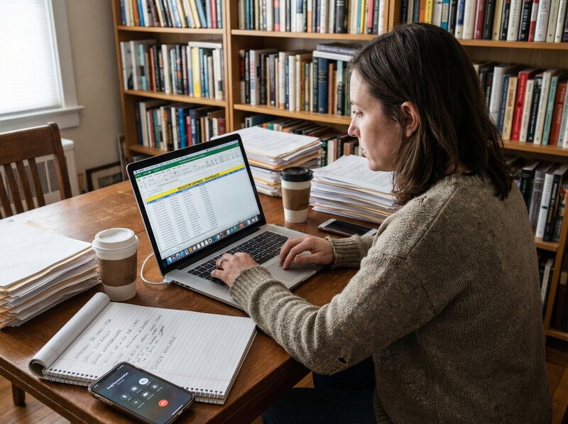 Journalist researching regulatory stories